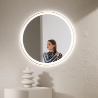 Oglinda Baie ORONERO MIRROR-LED-R80-ORO