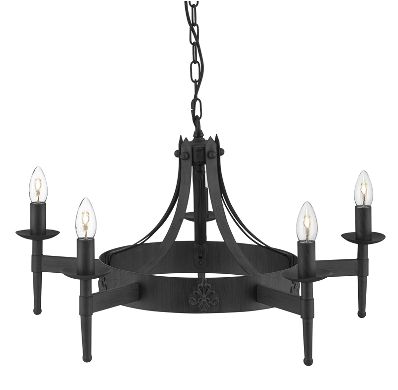 Candelabru CARTWHEEL 2425-5BK