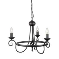 Candelabru HARLECH HR3A-BLACK
