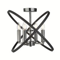 Lustra HOOPLA 8344-4PW