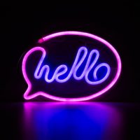 Aplica NEON HELLO FM-NL41