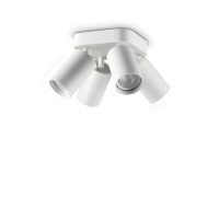 Plafoniera DYNAMITE PL4 ROUND BIANCO 367439