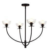 Candelabru ALM-SYLVIA4-BK-CL