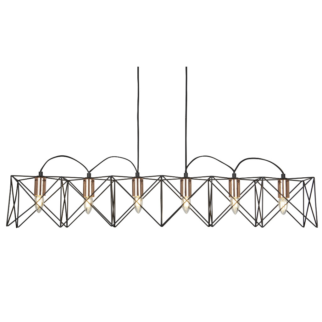 Lustra ANTHEA 8416-6BK