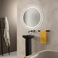 Oglinda Baie ORONERO MIRROR-LED-R80-NER