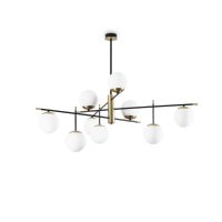 Candelabru GOURMET PL9 NERO E OTTONE 289489