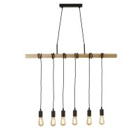 Lustra WOODY 95041-6BR