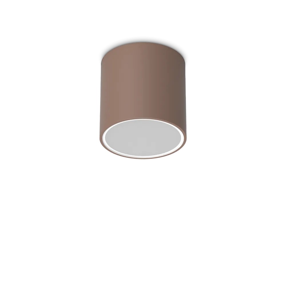 Spot Aplicat TECHO PL1 ROUND D15 COFFEE 342696
