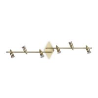 Lustra ALFA PL6 OTTONE SATINATO 287805