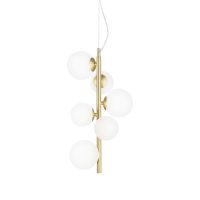 Lustra PERLAGE SP6 OTTONE SATINATO 283821