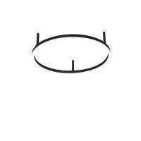 Plafoniera ORACLE SLIM PL D050 ROUND 4000K ON-OFF BK 341903