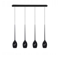 Lustra IZZA 4 BLACK AZ0100