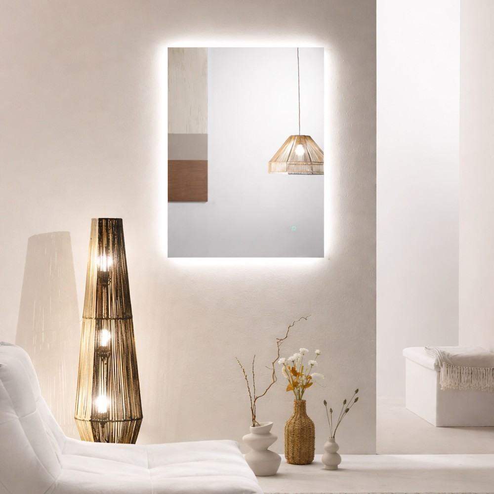 Oglinda Baie HALO MIRROR-LED6080-BK
