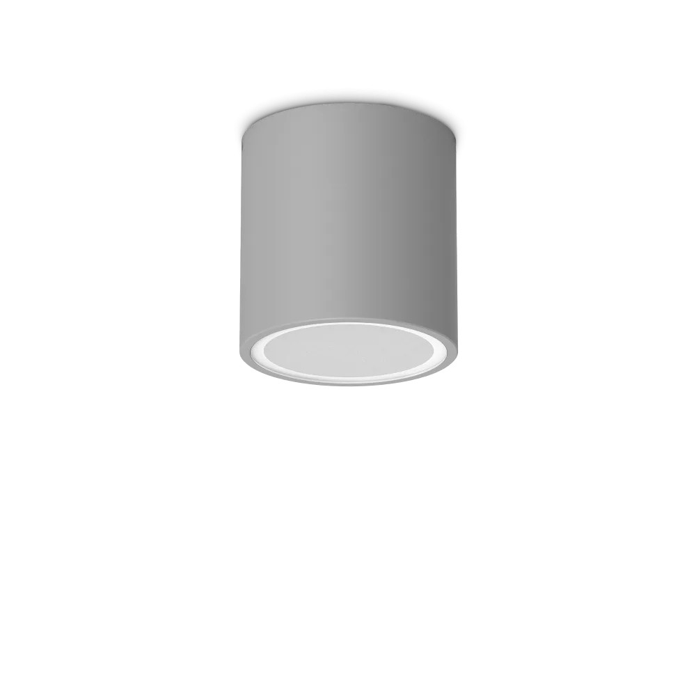 Spot Aplicat TECHO PL1 ROUND D09 GRIGIO 342726
