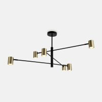 Lustra ARCO PEN4104-6GD+BK