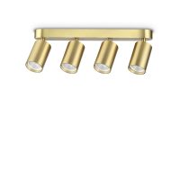 Plafoniera DYNAMITE PL4 LINEAR ROUND OTTONE 371351