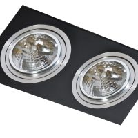 Spot Incastrat SIRO 2 BLACK/ALUMINIUM AZ0772
