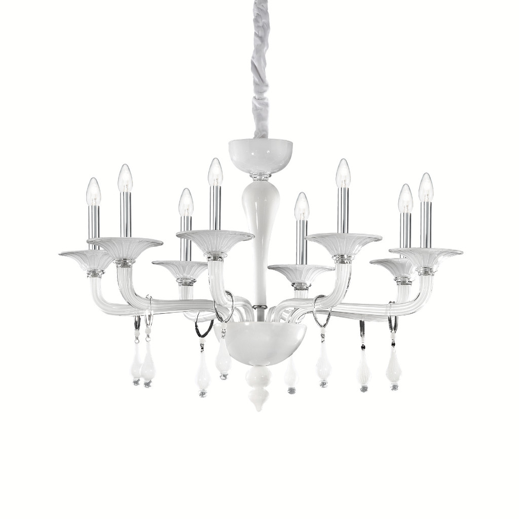 Candelabru MIRAMARE SP8 BIANCO 068190