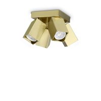 Plafoniera DYNAMITE PL4 SQUARE OTTONE 371320