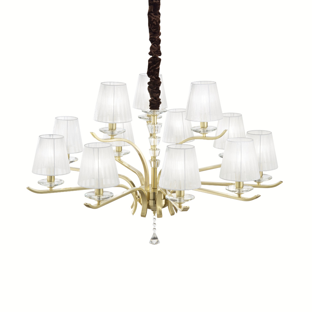 Candelabru PEGASO SP12 OTTONE SATINATO 197746
