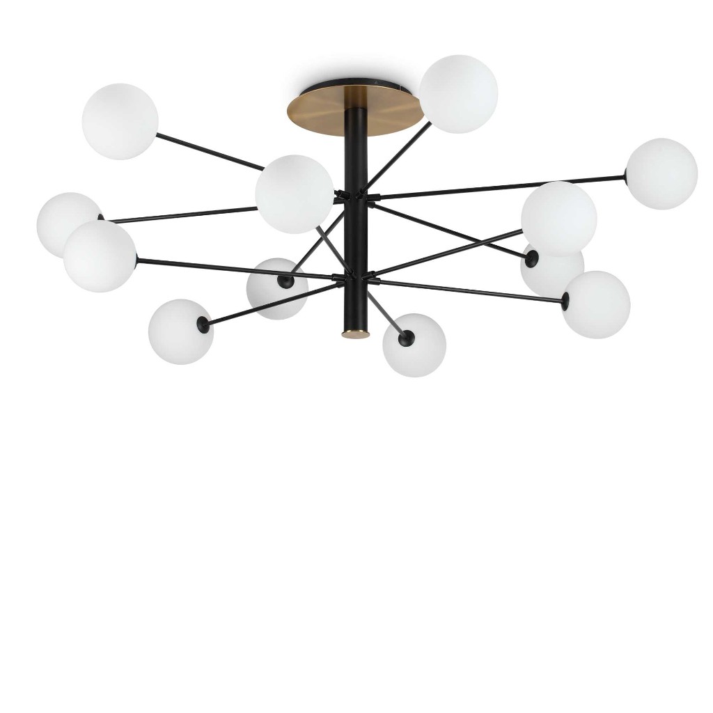Lustra COSMOPOLITAN PL12 NERO OTTONE 273709