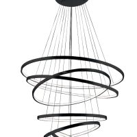 Candelabru WHEEL 6 LONG DIMM BK AZ2923