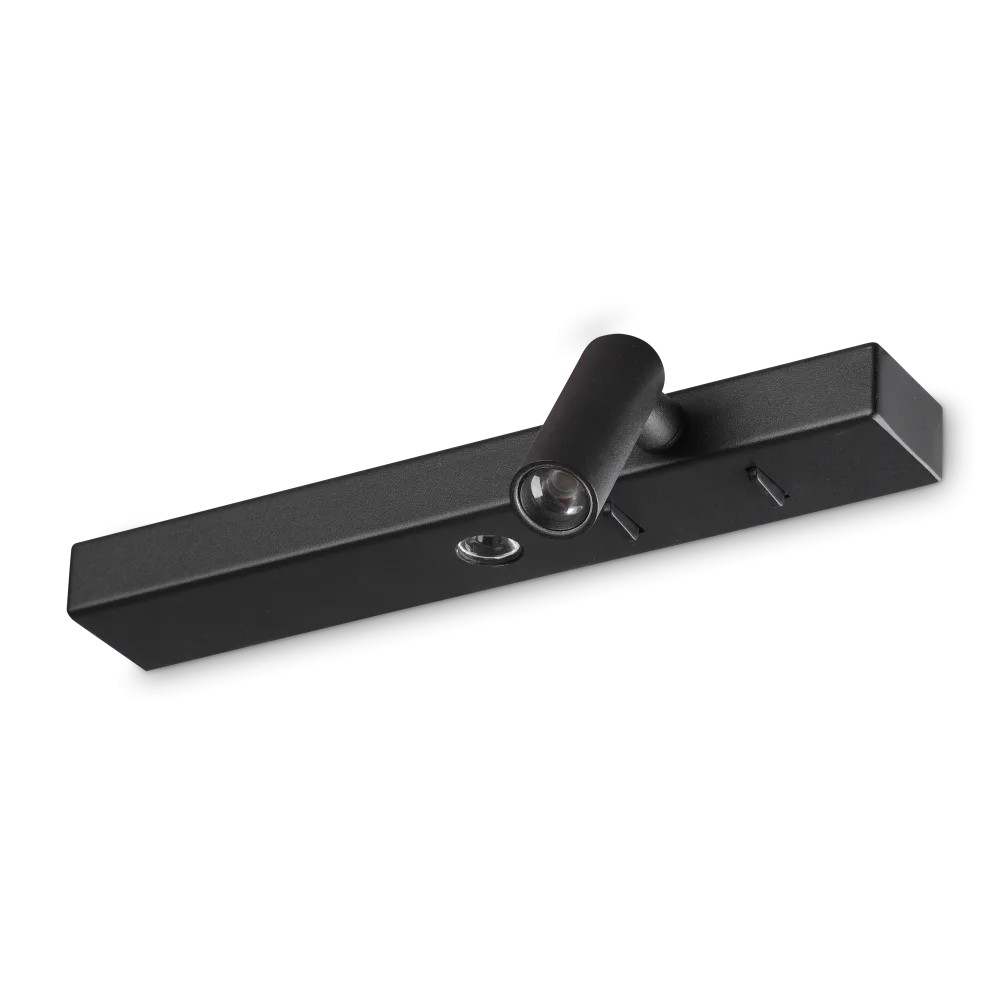 Aplica BONNE NUIT-2 AP NERO 3000K 336817