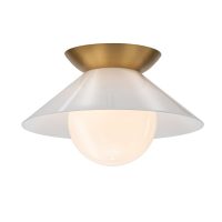 Plafoniera QN-SAUCER-FM-AB-OPAL