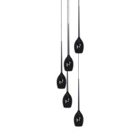 Lustra IZZA 5 BLACK AZ0312