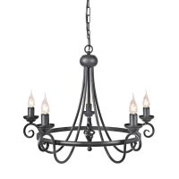 Candelabru HARLECH HR5-BLACK