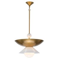 Lustra QN-SAUCER-4P-L-AB-OPAL