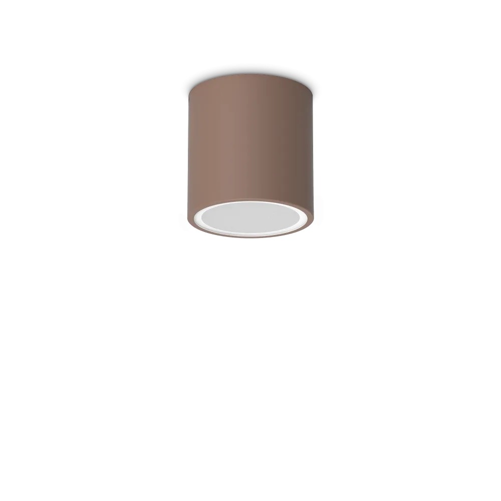 Spot Aplicat TECHO PL1 ROUND D09 COFFEE 318134
