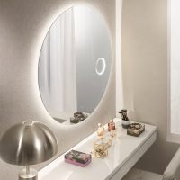 Oglinda Baie FOCUS MIRROR-LED100-BK-M