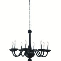 Candelabru I-ALFIERE/8 NERO
