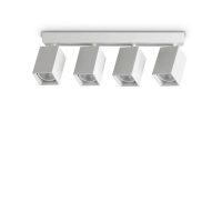 Plafoniera DYNAMITE PL4 LINEAR SQUARE BIANCO 367422