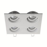 Plafoniera Incastrata CHUCK DL 4 SQUARE 20069-WH