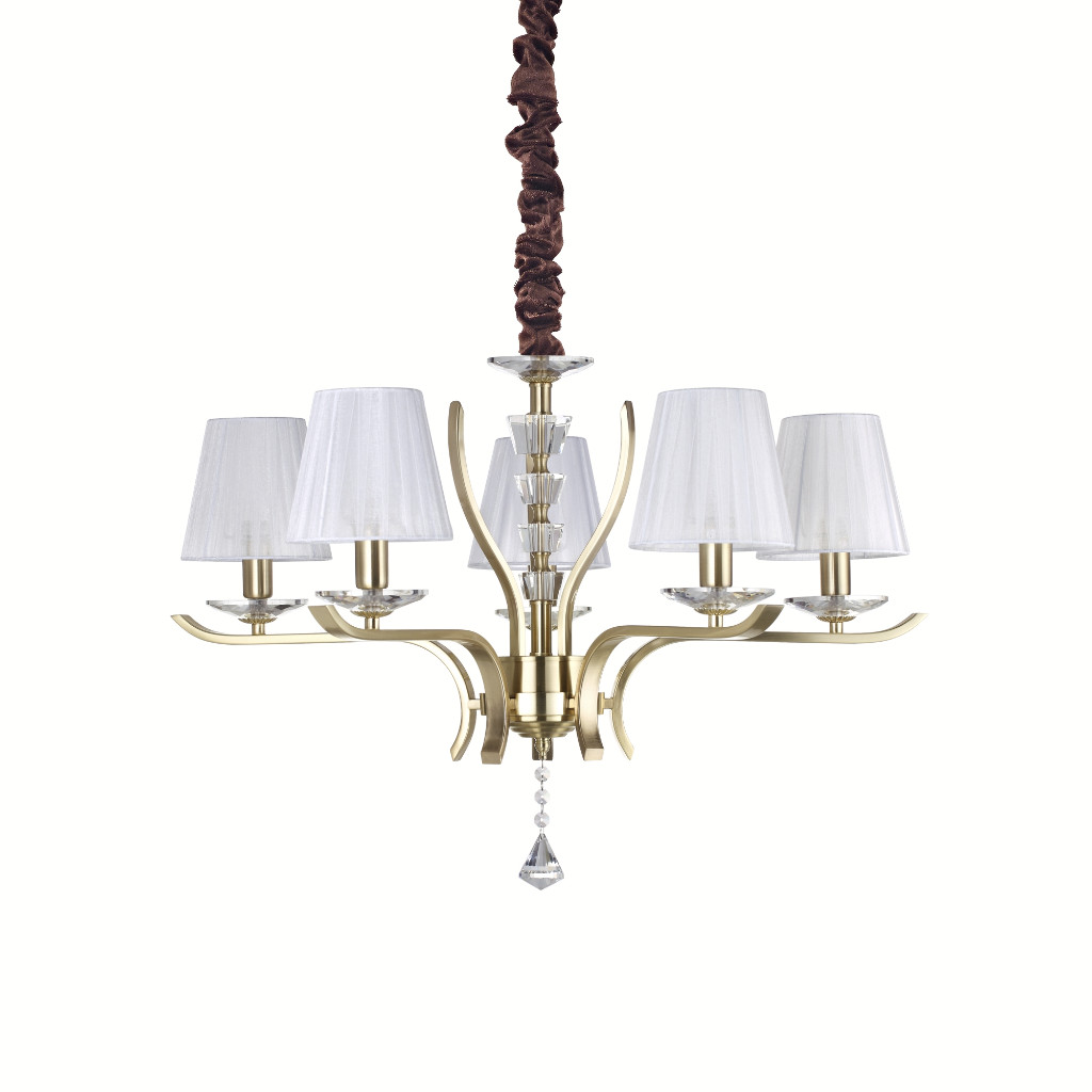 Candelabru PEGASO SP5 OTTONE SATINATO 197722