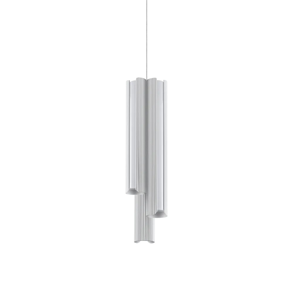 Lustra DORICA SP3 D90 BIANCO 366470