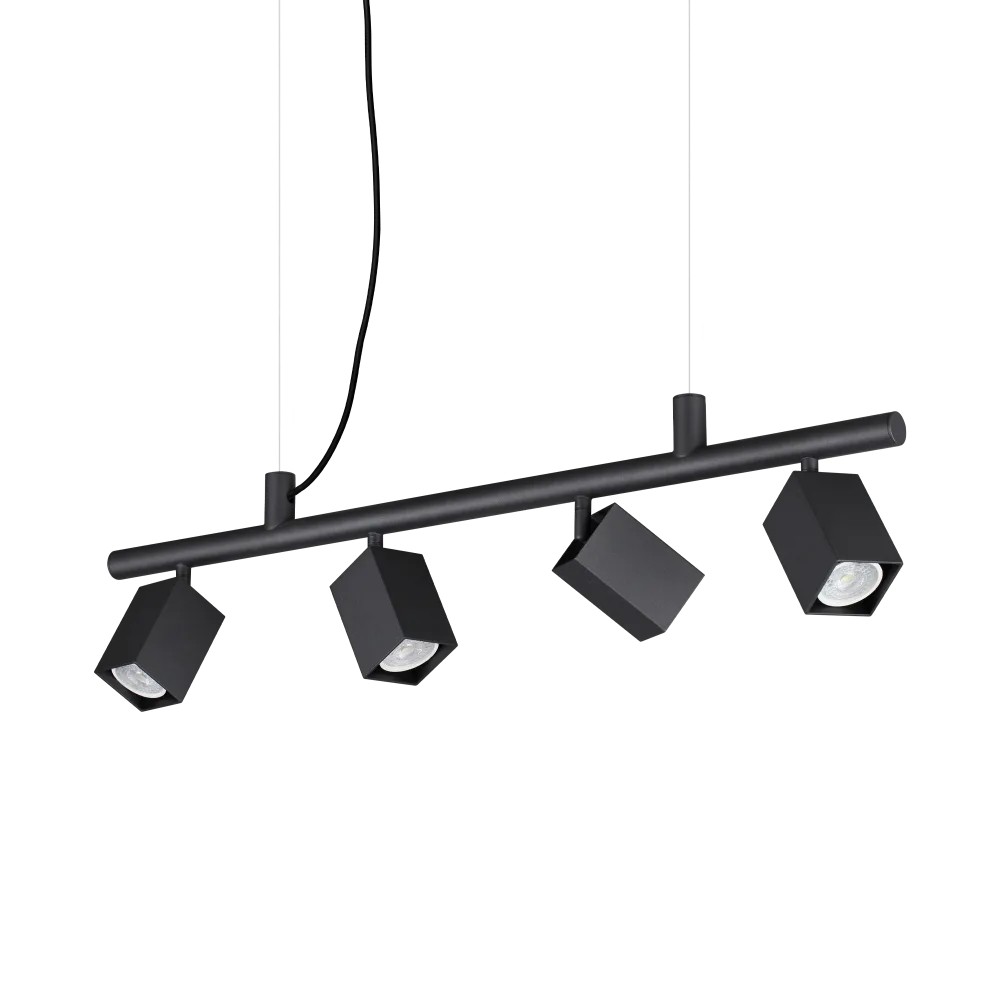 Lustra DYNAMITE SP4 SQUARE NERO 371382
