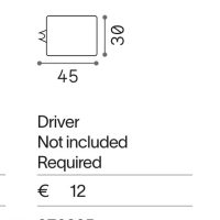 Driver BIT ROCKET ULTRAMINI TWIGGY DR. ON-OFF 3.5W 350MA 276205