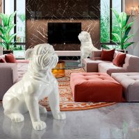 Figurina WHITE BULLDOG 738613